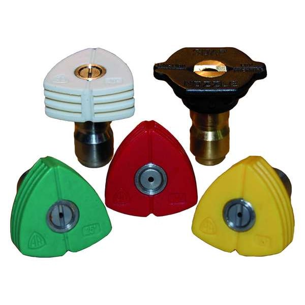Zoro Select Spray Nozzle, Size 20, 5000 psi, PK5, GPM at 800 PSI: 8.94 - NZQC5P-200