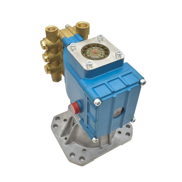 Interstate Pneumatics 1 Inch Horizontal Shaft Pressure Washer Triplex Pump - 4000 PSI 4.0 GPM 3400 RPM - PW5310