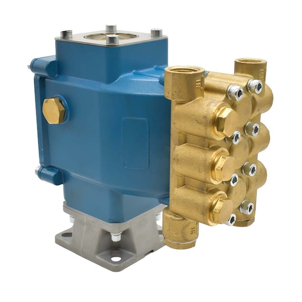 Interstate Pneumatics 3/4 Inch Horizontal Shaft Pressure Washer Triplex Pump - 3000 PSI 2.7 GPM 3400 RPM - PW5309