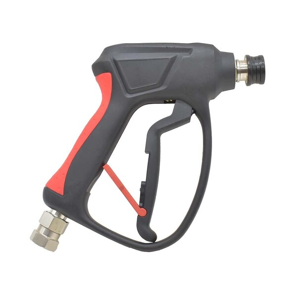 Interstate Pneumatics Pressure Washer Spray Gun - 5000PSI - 10GPM - 300 deg Farenheit - 3/8in FNPT x 1/4in Quick Connect - PW7212