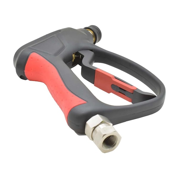 Interstate Pneumatics Pressure Washer Spray Gun - 5000PSI - 10GPM - 300 deg Farenheit - 3/8in FNPT x 1/4in Quick Connect - PW7212