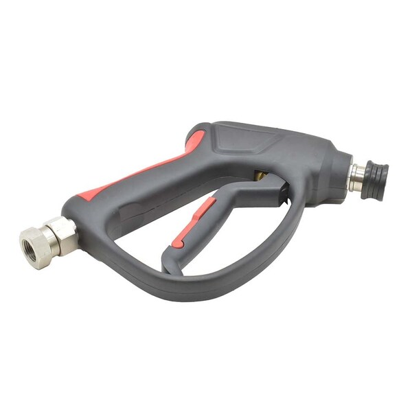 Interstate Pneumatics Pressure Washer Spray Gun - 5000PSI - 10GPM - 300 deg Farenheit - 3/8in FNPT x 1/4in Quick Connect - PW7212