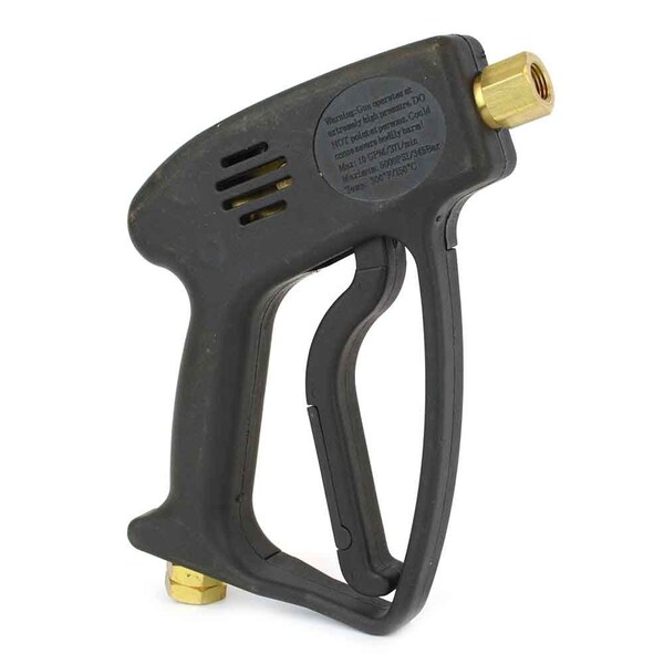 Interstate Pneumatics Pressure Washer Trigger / Spray Gun, Rear Inlet, 3/8 Inch FNPT, 5000 PSI - PW7173