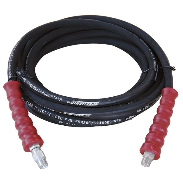 Speedaire Pressure Washer Hose, 3/8, 50 ft, 4500 psi - 22KE06