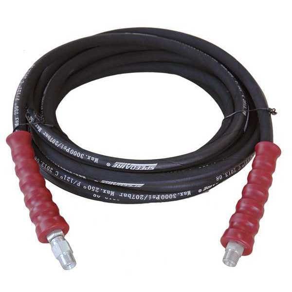 Speedaire Pressure Washer Hose, 3/8, 50 ft, 3000 psi - 22KE02