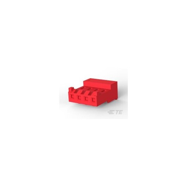 Te Connectivity 04P MTA156 CONN ASSY 22AWG RED - 3-643819-4
