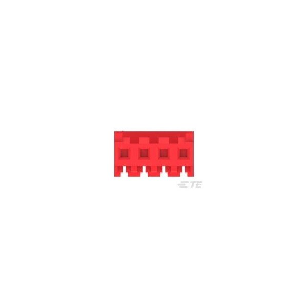 Te Connectivity 04P MTA156 CONN ASSY 22AWG RED - 3-643819-4