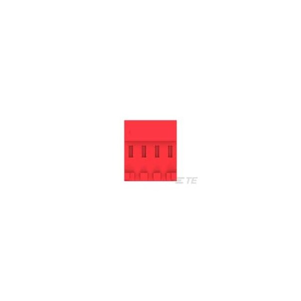 Te Connectivity 04P MTA156 CONN ASSY 22AWG RED - 3-643819-4