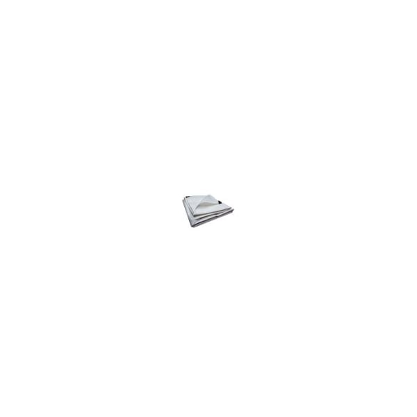 Tarps Now Super Heavy Duty Tarp, 10 ft x 10 ft, 12 Mil, White, Reinforced Polyethylene - CSPSDW-1010