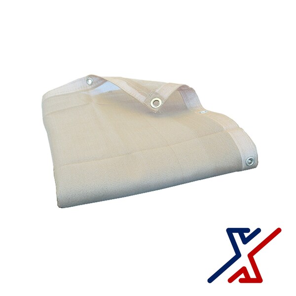 X1 Tools Heavy Duty Tarp, 7 ft x 10 ft, White - X1T-CAN-MES-WHI-1007