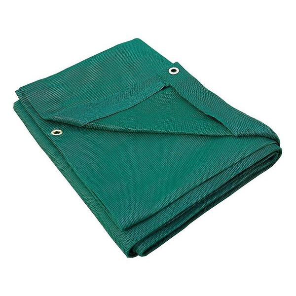 Zoro Select Standard Duty Tarp, 20 x 20 ft, 10 Mil, Green, Polyethylene - 5WUD2