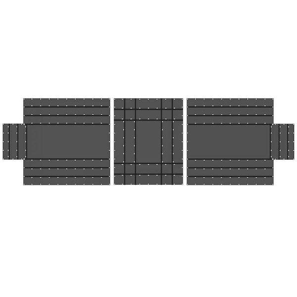 Us Cargo Control 20 ft x 20 ft Tarp, Black - LLT3-2020-2016-6-BLK