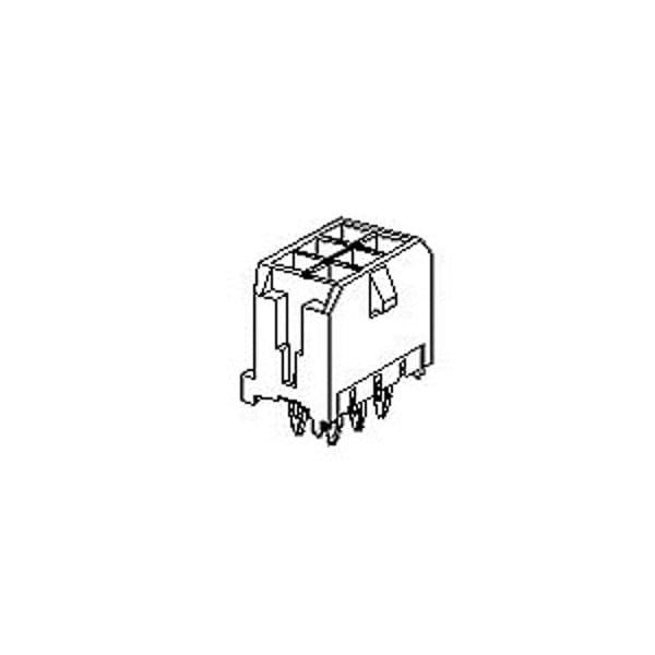 Molex Board Connector, 24 Contact(S), 2 Row(S), Straight, 0.118 Inch Pitch, Press Fit Terminal, Locking,  - 449147403