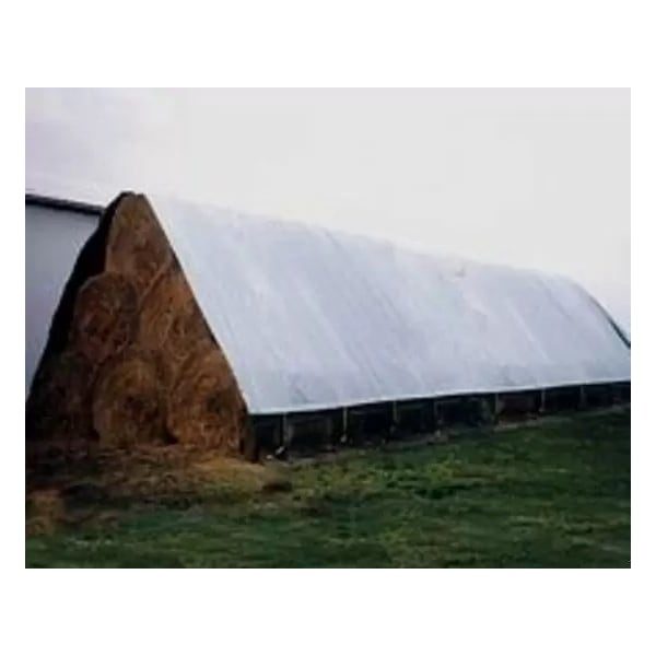 Tarps Now Tarp, 15 ft x 54 ft, 12 Mil, Silver/Black, Reinforced Polyethylene - HTPP12-1554