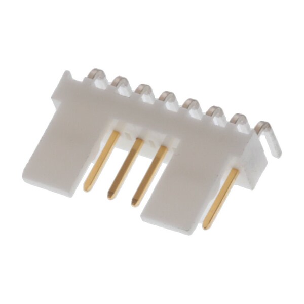 Molex Board Connector, 8 Contact(S), 1 Row(S), Male, Right Angle, Solder Terminal - 22124082