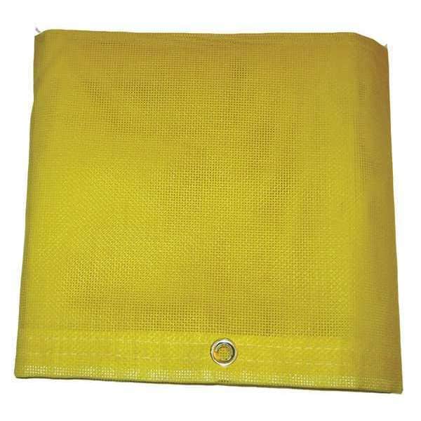 Mauritzon Standard Duty Tarp, 11 ft 8 in x 23 ft 6 in, 5 Mil, Yellow, Vinyl, Tear Resistant, UV Resistant - MBT-12-05-1224
