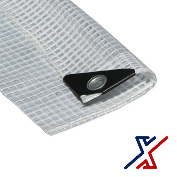 X1 Tools Heavy Duty Tarp, 30 ft x 22 ft, Clear - X1T-CAN-T14-CLE-2230