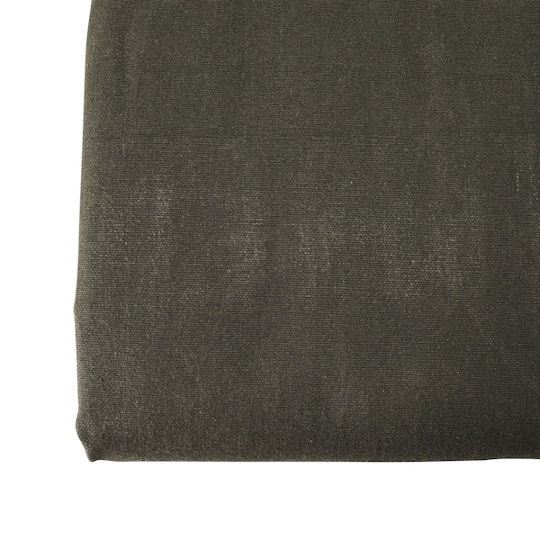 Tarps Now Tarp, 10 ft x 12 ft, 16 Mil, Olive Drab, Cotton Canvas - CS-CFD10-1012