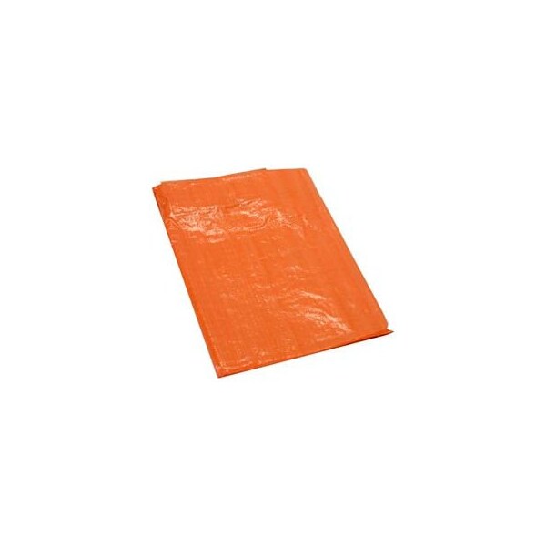 Harpster Of Philipsburg Light Duty Tarp, High Visibility Orange, High-Density Polyethylene - O6X20