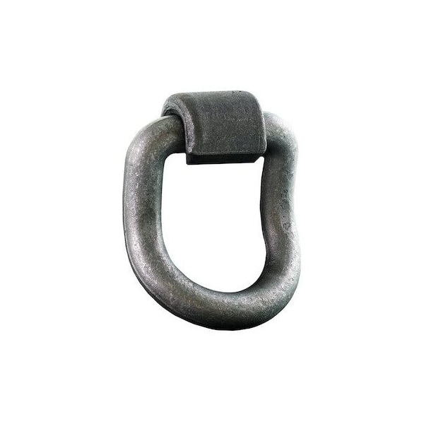 Buyers Products Domestically Forged 1 Inch Forged 55 Degree Angled D-Ring with Weld-On Mounting Bracket - B5055
