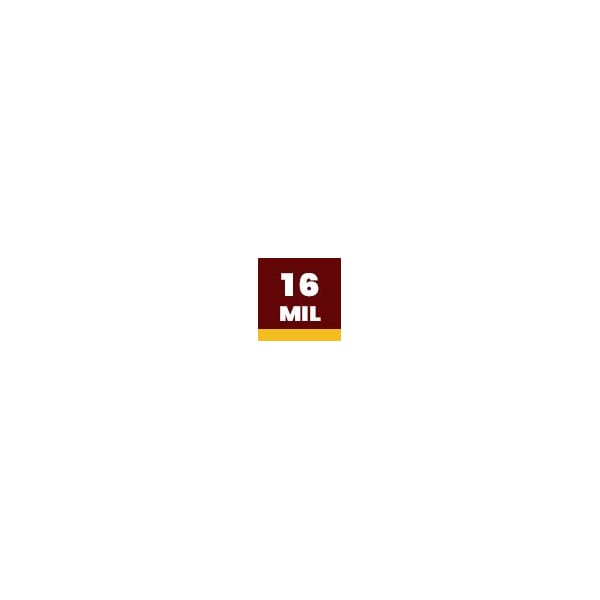 Protarp Heavy Duty Tarp, 40 ft x 40 ft, 16 Mil, Maroon, Polyethylene - PT-107-40X40