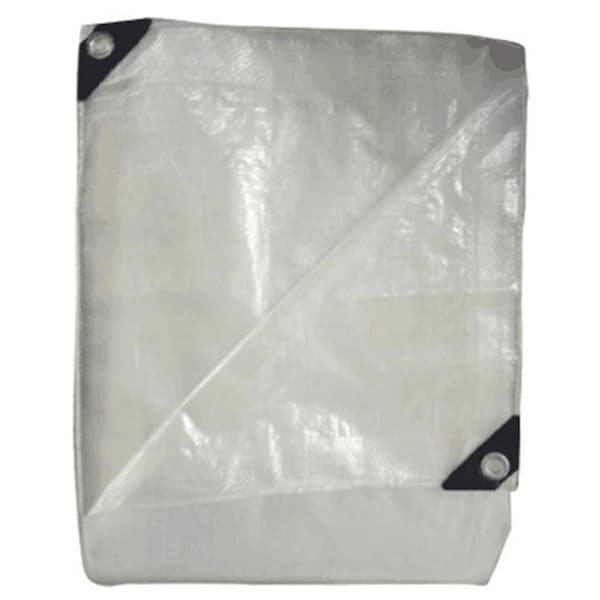 Kaps Tex Heavy Duty Tarp, Silver/Black - 235450