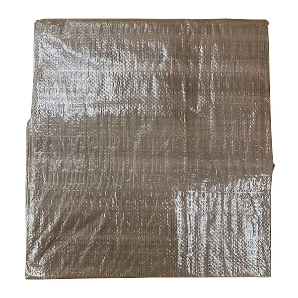 T.W. Evans Cordage Co. 15 ft. x 30 ft. Buffalo Brown Poly Tarp - B1530