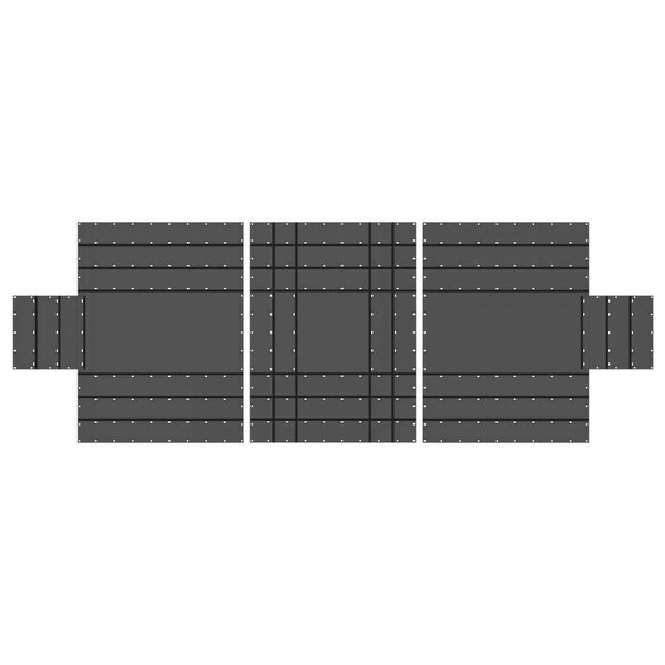Us Cargo Control 24 ft x 18 ft Tarp, Black - HLT3-24188-BLK