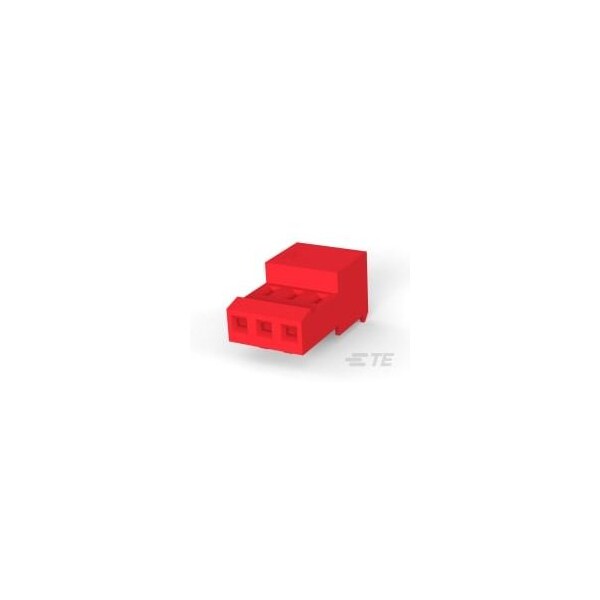 Te Connectivity 03P MTA100 CONN ASSY 22AWG RED - 3-640440-3