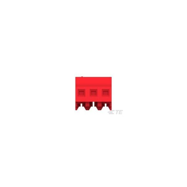 Te Connectivity 03P MTA100 CONN ASSY 22AWG RED - 3-640440-3