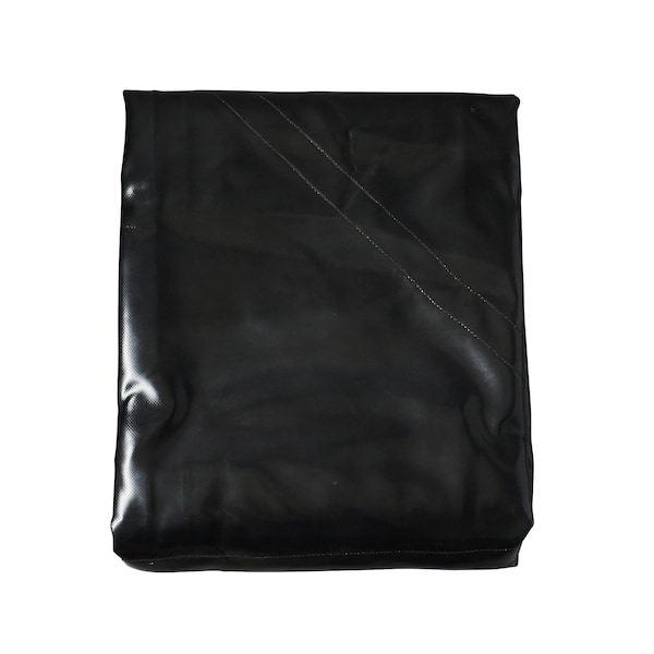 Tarps Now Tarp, 10 ft x 10 ft, 50 Mil, Black, Vinyl - DLT40-1010