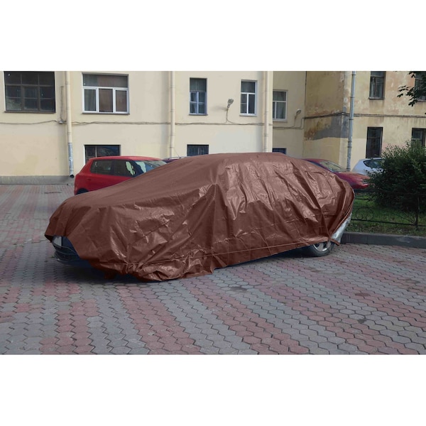 Boen Tarp, 5 Mil, 9 ft x 12 ft, Brown - BR5T-912