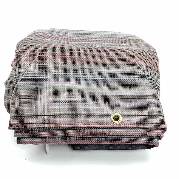 Donovan Tarp, Multi-Colored Pvc Mesh, 7 Ft 6 In. X 24 Ft - 1801748