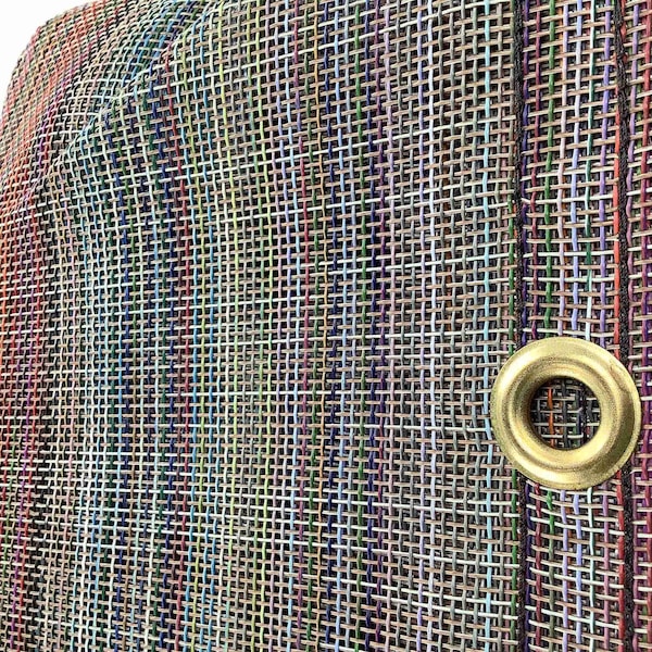 Donovan Tarp, Multi-Colored Pvc Mesh, 7 Ft 6 In. X 24 Ft - 1801748