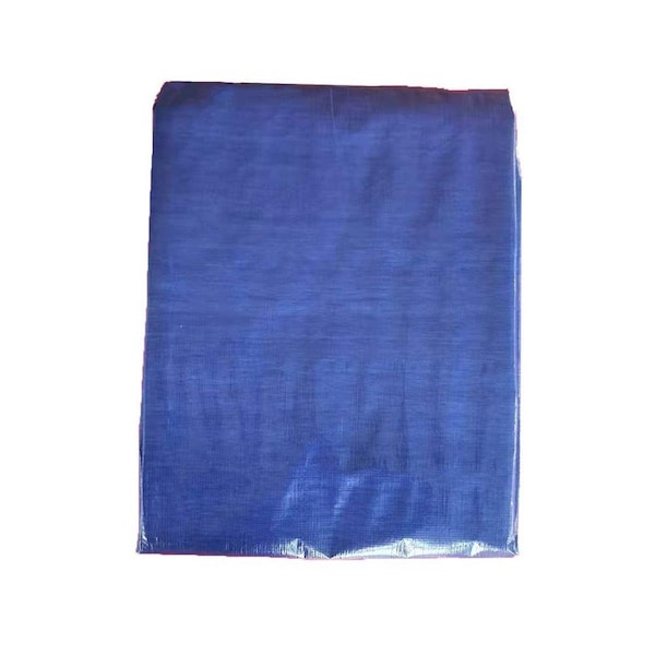 Nunc Patio Supplies 12 x 16 ft. Polyethylene Storage Tarp Cover; Blue - NU3253350