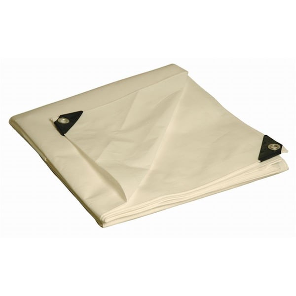 Patioplus 10 ft. X 15 ft. White Heavy Duty Tarp - PA2595690