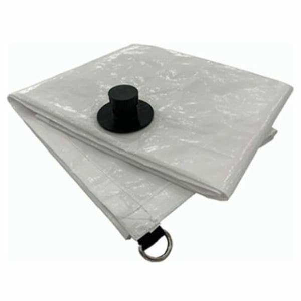 Plomeria 5 x 5 ft. Leak Tarp White - PL3244515