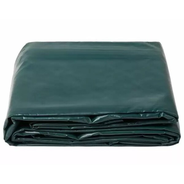 Tarps Now Heavy Duty Tarp, 20 ft x 20 ft, 20 Mil, Forest Green, Vinyl - FSVC18F-2020