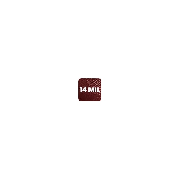 Tarpco Safety Heavy Duty Tarp, 20 ft x 30 ft, 14 Mil, Maroon, Polyethylene, Waterproof, Rip and Tear Proof - TS-107-20X30