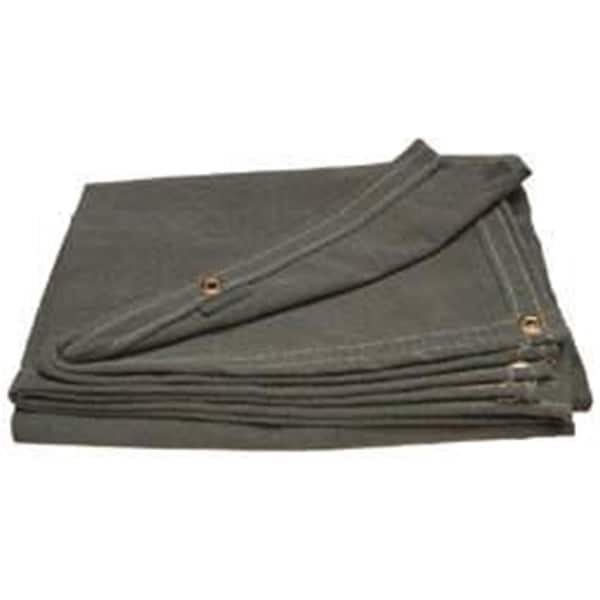 Mauritzon Heavy Duty Tarp, 2.2, Green, Treated Canvas - CT1214
