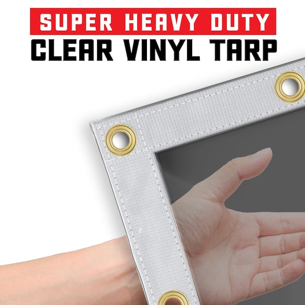 Core Tarps Tarp, 20 ft x 20 ft, 30 Mil, Gray, Polyethylene, UV Resistant - CT-202-20X20