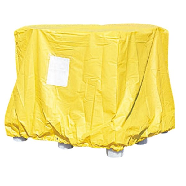 Pig 57" L x 57" W x 40" H Tarp, Yellow - PAK381