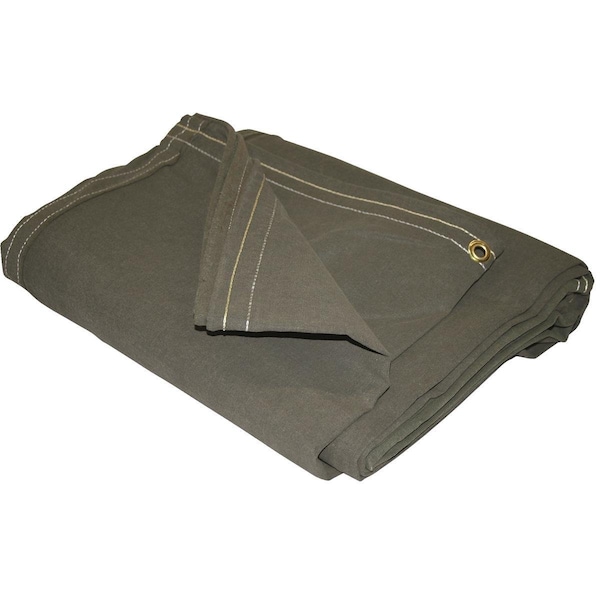 Mauritzon Tarp, 5.1, Olive Drab, Flame Retardant Canvas - FRC1012