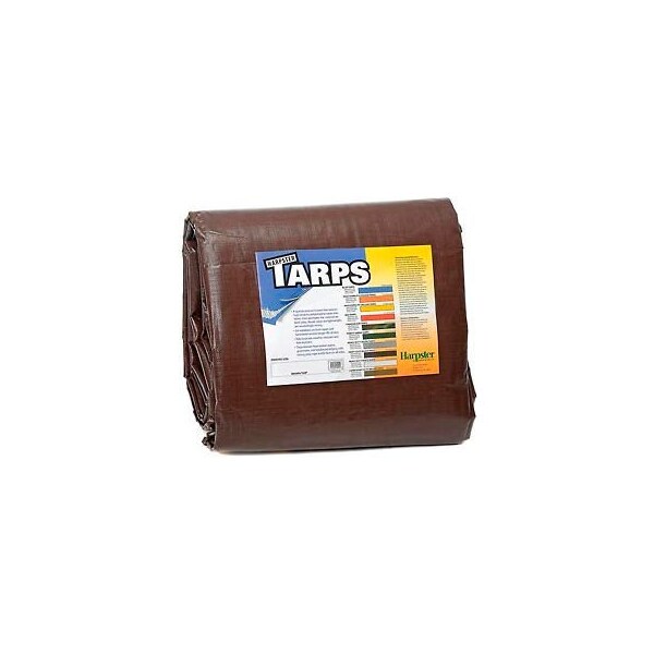 Harpster Of Philipsburg Super Heavy Duty Tarp, 20 ft x 30 ft, Brown, High-Density Polyethylene - BR20X30