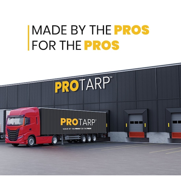 Protarp Heavy Duty Tarp, 50 ft x 70 ft, 16 Mil, Maroon, Polyethylene - PT-107-50X70