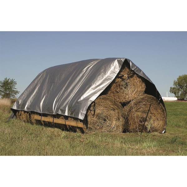 Mauritzon Heavy Duty Tarp, 8.8, Silver/Black - HT-127667
