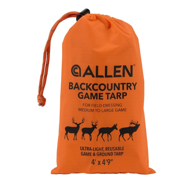 Allen Co Backcountry Game Tarp, 4 x 49, Blaze Orange - 5911