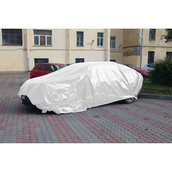 Boen Heavy Duty Tarp, 10 Mil, 10 ft x 10 ft Wht - WT-1010