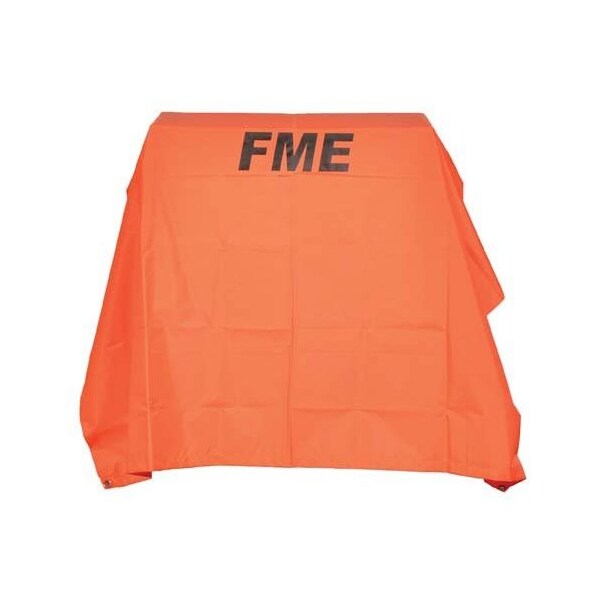 Ty-Flot 10 ft x 10 ft Economy Tarp, Orange - ECOTRP10X10OR