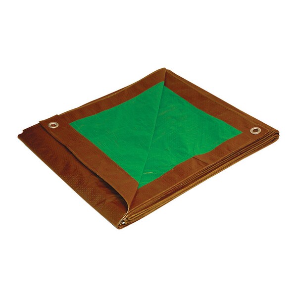 Foremost Tarp 20 ft x 30 ft Tarp, Brown/Green - 12030